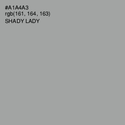 #A1A4A3 - Shady Lady Color Image